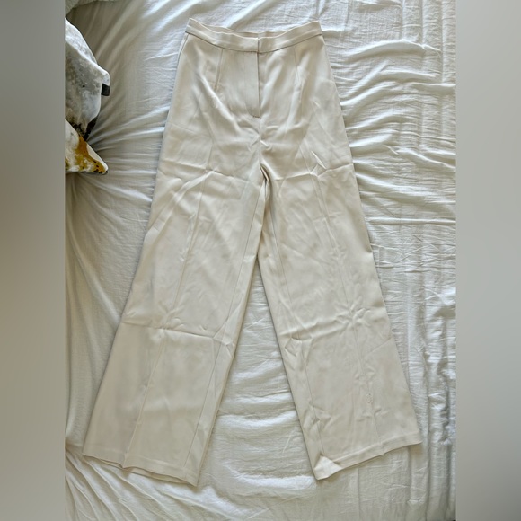 Love Bonito Raevyn Classic Straight Leg Pants (Cream XS) - Picture 5 of 6